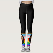 LGBTQ+ Voortgangspunt - Primaire vlag Leggings (Voorkant)