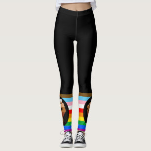 LGBTQ+ Voortgangspunt - Primaire vlag Leggings