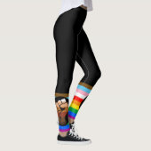 LGBTQ+ Voortgangspunt - Primaire vlag Leggings (Rechts)