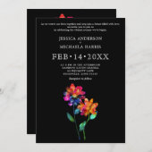 🌈 LGBTQ Vow Bloom Petals & Pride Kaart (Voorkant / Achterkant)