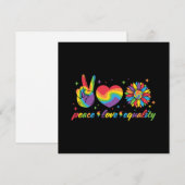 LGBTQ - Vrede, Liefde, Gelijkheid (Voorkant / Achterkant)