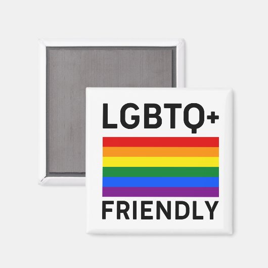 Lgbtq vriendelijke pride vlag Transseksueel homo Magneet (Voorkant / Achterkant)