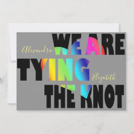 LGBTQ Weddenschap Save The Date