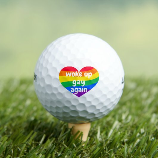 LGBTQ werd weer homo Golfballen (Insitu Shirt)