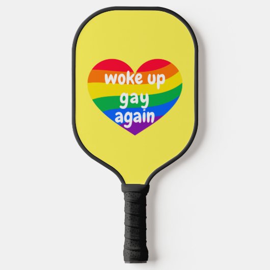 LGBTQ werd weer homo Pickleball Paddle (Voorkant)
