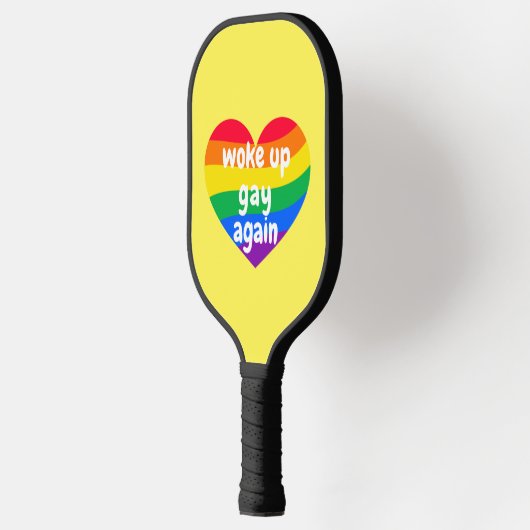 LGBTQ werd weer homo Pickleball Paddle (Links)