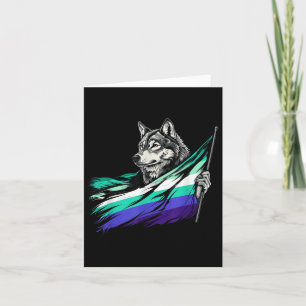 Lgbtq Wolf Homoseksuele Mannelijke Vlag Mlm Pride  Kaart