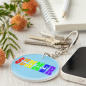 LGBTQ Zomerstemming | Regenboog Pride Sleutelhanger (Voorkant Rechts)