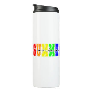 LGBTQ Zomerstemming Regenboog Pride Thermosbeker