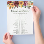 LGBTQ Zonnebloemen Bruidsmeisjes Spellen Flyer (Hand)