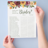 LGBTQ Zonnebloemen Vrijgezellenfeest Games Flyer (Hand)