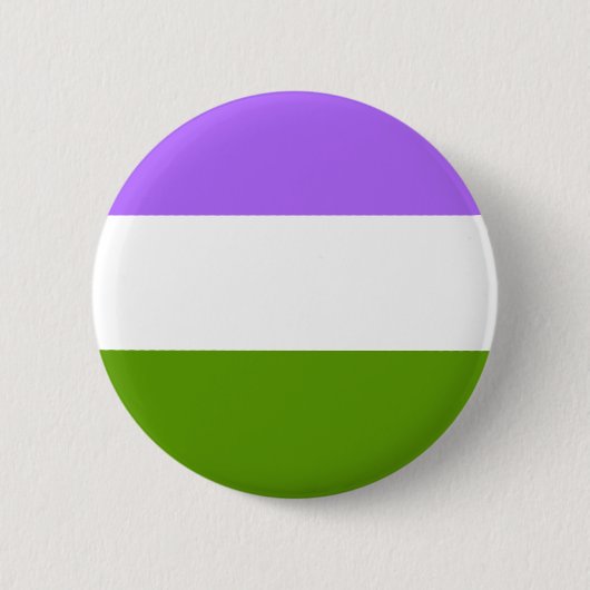 LGBTQA Genderqueer niet-Binaire BewustmakingsButto Ronde Button 5,7 Cm (Voorkant)