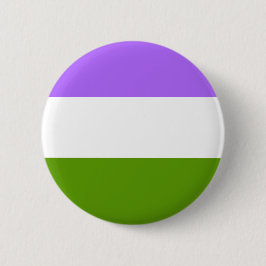LGBTQA Genderqueer niet-Binaire BewustmakingsButto Ronde Button 5,7 Cm