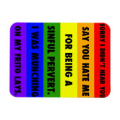 LGBTQA+ negeren de geisers Magneet (Horizontaal)