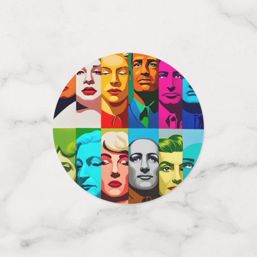 LGBTQI-gezichten Confetti (Kleine voorkant)