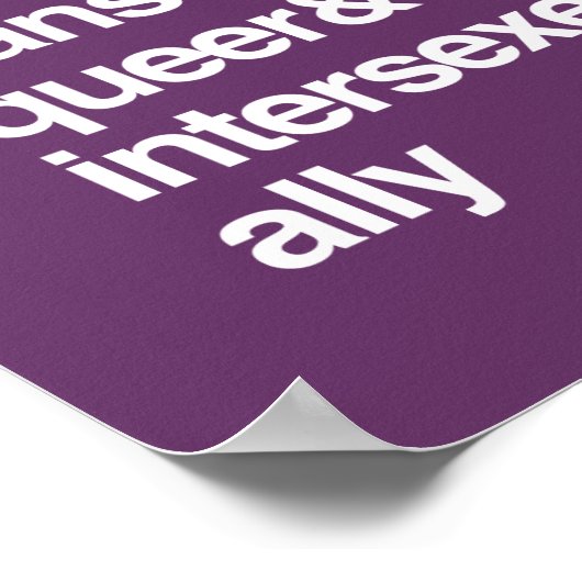 LGBTQI-LIJST POSTER (Hoek)