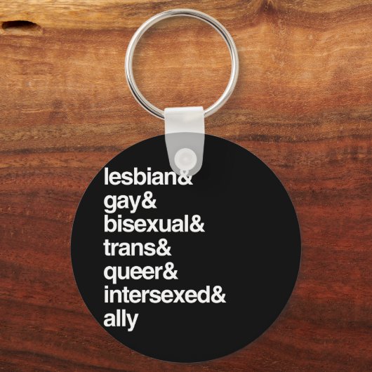 LGBTQI-LIJST SLEUTELHANGER (Voorkant)