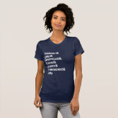 LGBTQI LIJST T-SHIRT (Voorkant volledig)