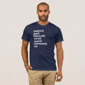 LGBTQI LIJST T-SHIRT (Voorkant volledig)