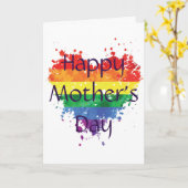 LGBTQI-Moederdag Kaart (Gele Bloem)