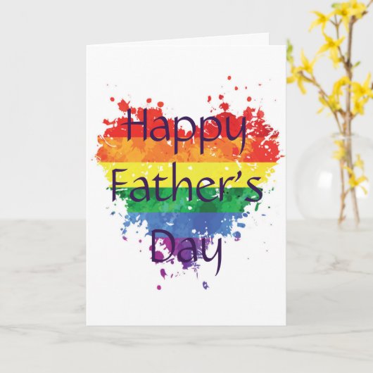 LGBTQI-Moederdag Kaart (Gele Bloem)