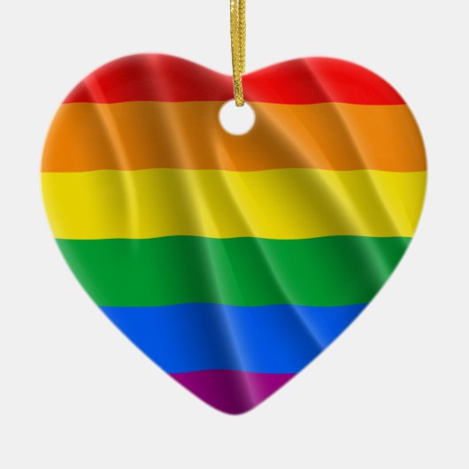 LGBTQI-TROTS KERAMISCH ORNAMENT (Voorkant)