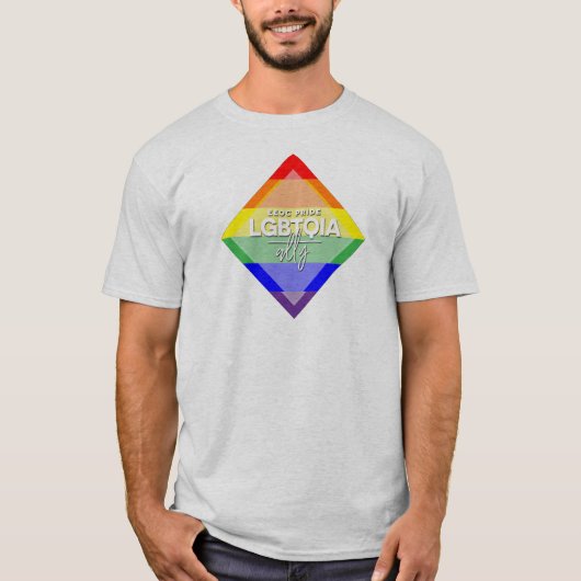 LGBTQIA Ally T-shirt (Mannen) (Voorkant)