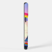 LGBTQIA+ Anime Meisje Lesbische Pride Gepersonalis iPhone Hoesje (Rechterkant)
