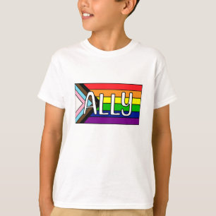 LGBTQIA+-bondgenoot Regenboogvlag T-shirt