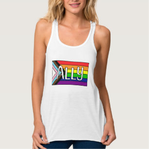 LGBTQIA+ Bondgenoot Regenboogvlag Tanktop