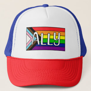 LGBTQIA+-bondgenoot Regenboogvlag Trucker Pet