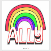 LGBTQIA+ Bondgenoot | Schattige Regenboog Steun Pr