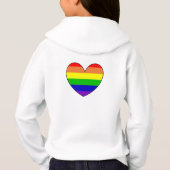 LGBTQIA+-bondgenoot | Schattigee Regenboog en Hart (Achterkant)