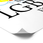 LGBTQIA Butterfly Poster (Hoek)