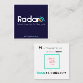 LGBTQIA+ Collectie - QR-Kaarten Vierkante Visitekaartje (Voorkant / Achterkant)