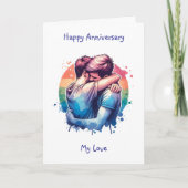 LGBTQIA+ | Fijn Jubileum mijn liefde Kaart (Voorkant)