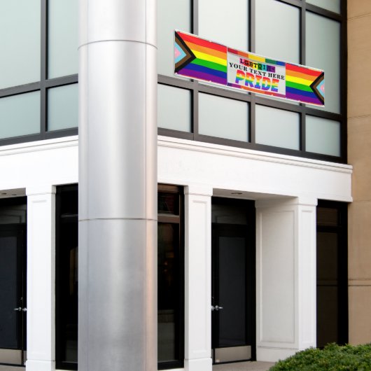 LGBTQIA+ GEPERSONALISEERDE GAY PRIDE Muur en Parad Spandoek (Buitenkant Gebouw)
