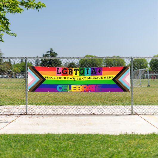 LGBTQIA+ GEPERSONALISEERDE GAY PRIDE Muur en Parad Spandoek (Insitu)