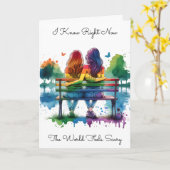 LGBTQIA+ | Ik weet dat de wereld eng voelt Kaart (Gele Bloem)