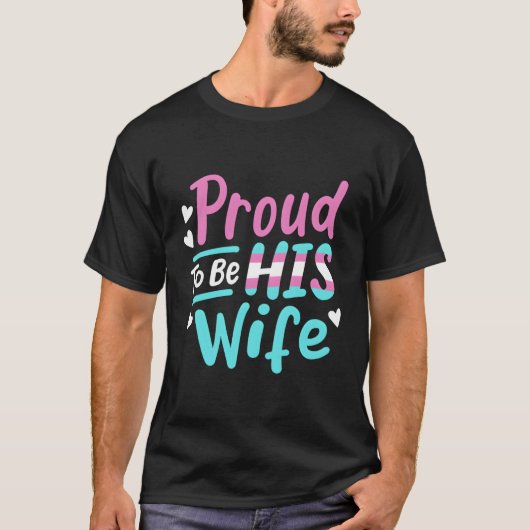 LGBTQIA is trots op zijn transgender Trans Pride S T-shirt (Voorkant)