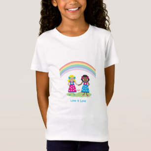 LGBTQIA Liefde is LIEFDE Regenboog Hart Pride T-shirt