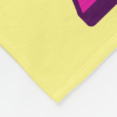 LGBTQIA+ LOVE IS LIEFT. Wees blij Fleece Deken (Hoek)