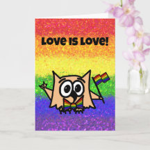 LGBTQIA+ Love is Love Pride (Rainbow) met Ollie