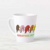 LGBTQIA+ Manatees willen gewoon een knuffel Latte Mok (Linkerhoek)