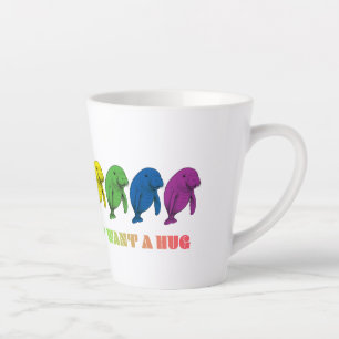 LGBTQIA+ Manatees willen gewoon een knuffel Latte Mok