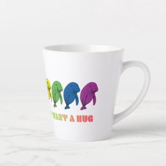 LGBTQIA+ Manatees willen gewoon een knuffel Latte Mok