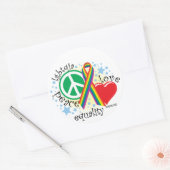 LGBTQIA PLE RONDE STICKER (Envelop)
