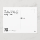 LGBTQIA+ Postcard - The Bravest Thing You Can Is Feestdagenkaart (Achterkant)