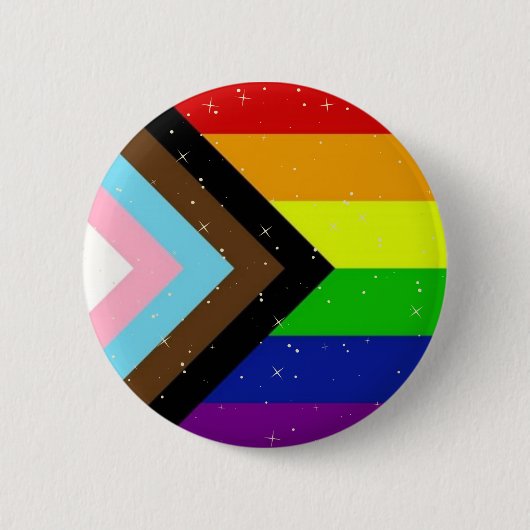 LGBTQIA+ Pride Badge Ronde Button 5,7 Cm (Voorkant)