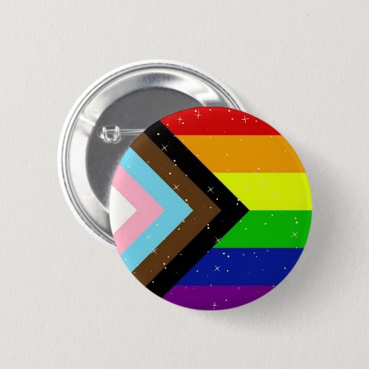LGBTQIA+ Pride Badge Ronde Button 5,7 Cm (Voorkant /achterkant)